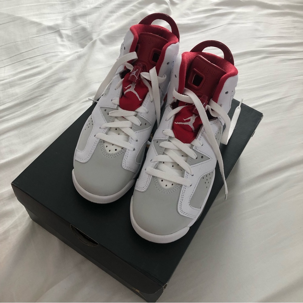 Jordan retro BG 6 gym red pure alternate 5Y = 6.5 W